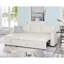 Canapé-lit modulaire en L en velours Fanechka-383222805