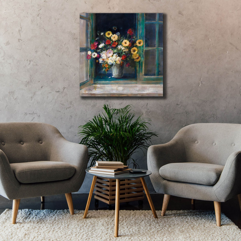 «All Abloom» par Danhui Nai, art mural sur toile, H 37 po x l 37 po