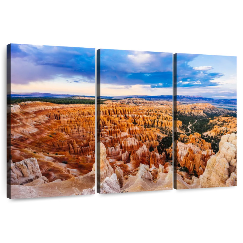 Vue de l'amphithéâtre Alvord Bryce Canyon, H 36 po x l 57 po