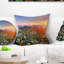Coussin décoratif avec soleil éclatant dans les Carpates-1392778065