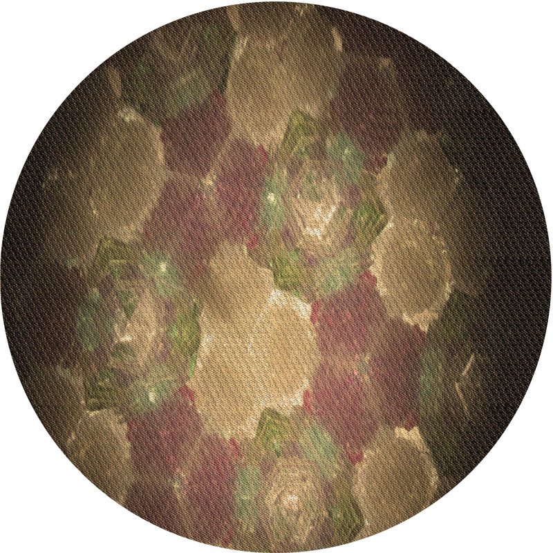 Moroccan Indoor Rug, Round 8'
