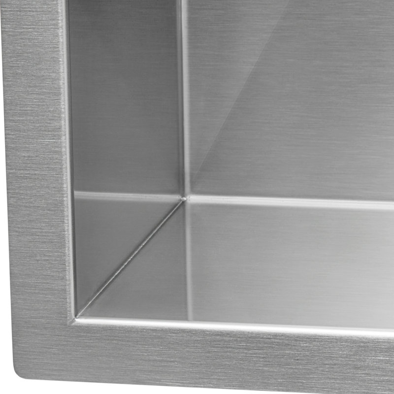 Ruvati 30-Inch Stainless Steel Double Bowl Undermount Kitchen Sink