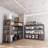 Heavy-Duty 5-Tier Metal Garage Storage Rack, Adjustable Shelving Unit, 60" W x 24" D x 78" H, Black-1442009074