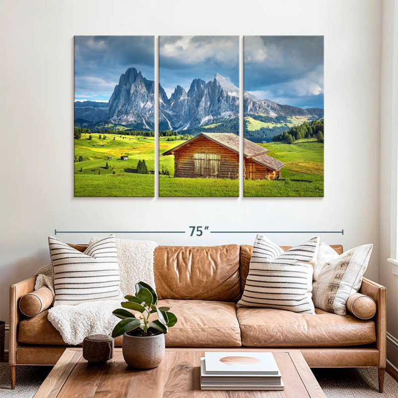 Alvord Alpe Di Siusi Chalet, 42" H x 65" W