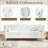 3-Seat Transitional Sofa with Nailhead Trim and Solid Wood Legs