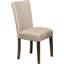 Chaise parsons rembourrée en velours Feldman-22213674