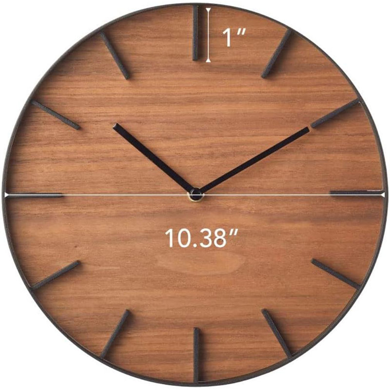 Horloge murale en métal