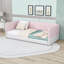 Lit simple tapissier sur pied avec accoudoirs-129345885