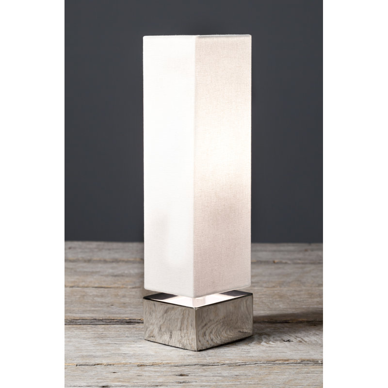 Covet Metal Table Lamp, White