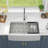 33'' L Double Bowl Stainless Steel Kitchen Sink