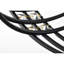 Luminaire suspendu linéaire simple à 1 lumière Debarh