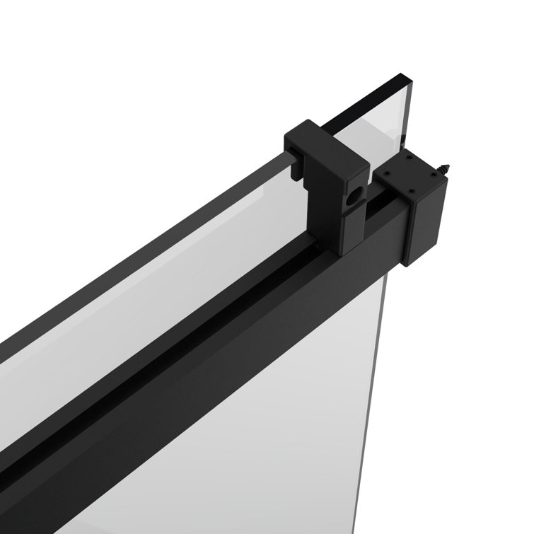60" W X 76" H Single Sliding Frameless Shower Door