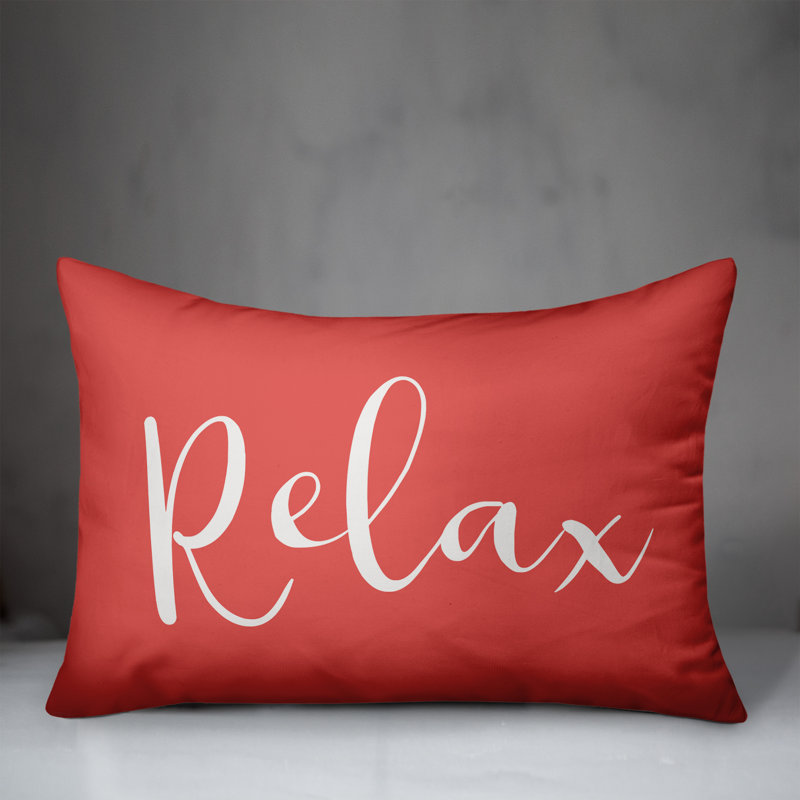 Outdoor Throw Pillow, Coral