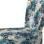 Maritime Blues Nautical Flower Pattern - Upholstered Cottage Accent Side Chair