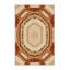 Tapis d'inspiration mondiale Madiun lavable à la machine en brun - reliure beige-1652291613