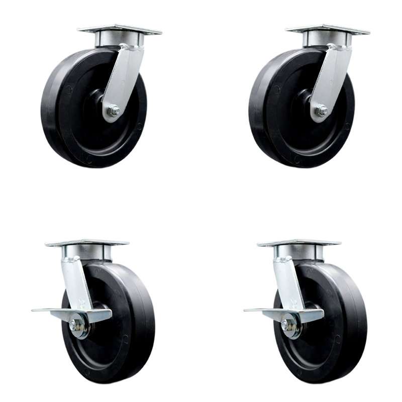 4 Piece Polyolefin Caster Set