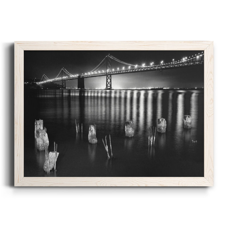 " Night Reflections ", 24" H x 18" W x 1.5" D, White