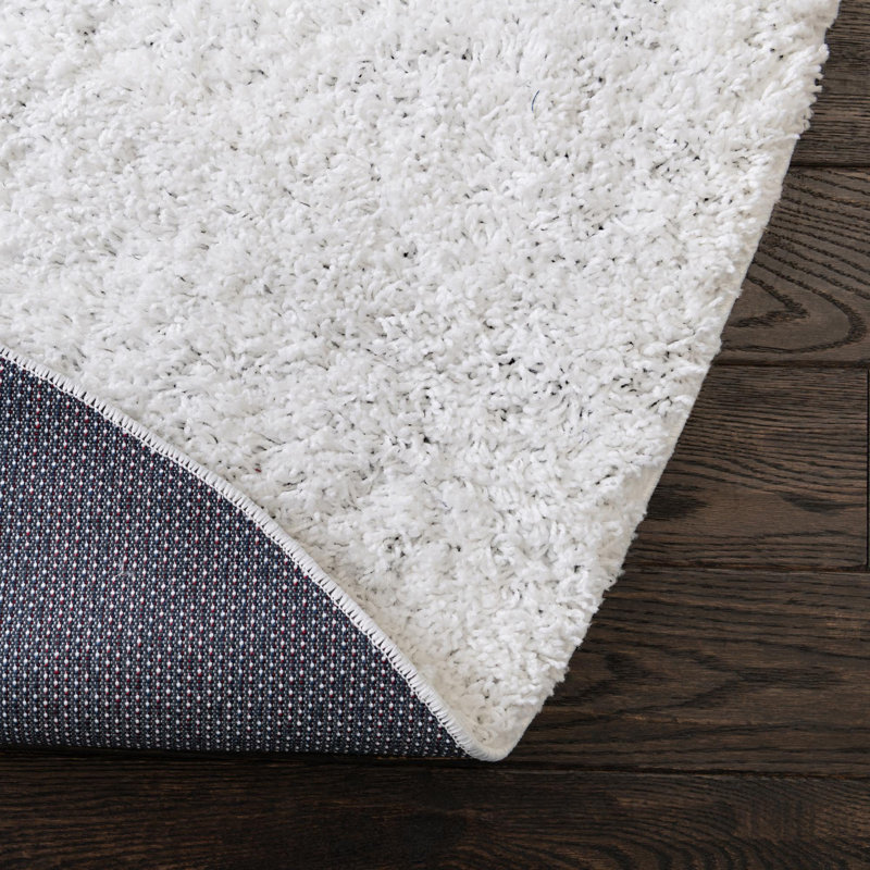 Tapis blanc neige , Rond 10 pi 2 po