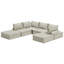Canapé modulaire réversible de 234 po de large Bales