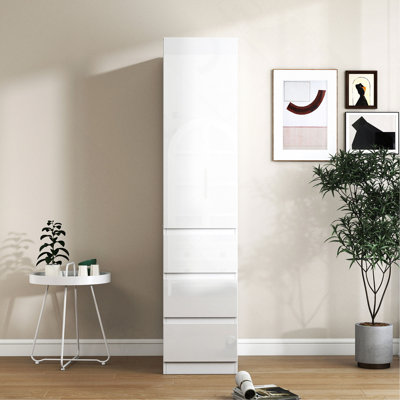 Armoire de rangement pour garde-manger, garde-manger avec portes, tablettes et tiroirs