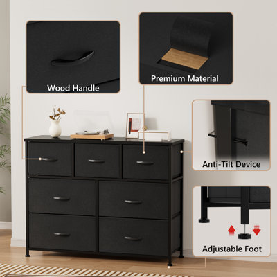 Ebern Designs Nakiyla 7 - Drawer Dresser 