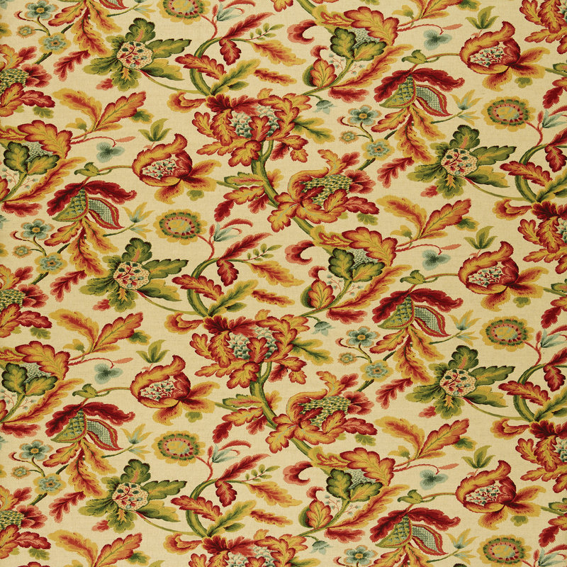 Shelton Tree Fabric, Spice