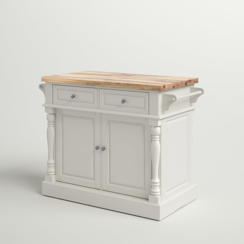 Diamondback 47.75 " W Kitchen Island, White