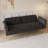 Tufted Loveseat, Upholstered Sofa With Throw Pillow-1588862121