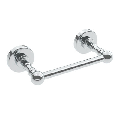 Ember Wall-Mounted Pivot Toilet Paper Holder - Chrome, Premium Brass Construction, Installation Hardware Included