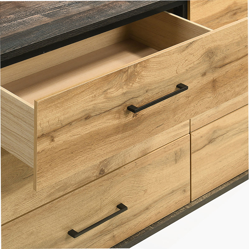 Commode 6 tiroirs Natural Pine