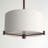 Huckstep 3 - Light Steel Dimmable Drum Chandelier-30520858