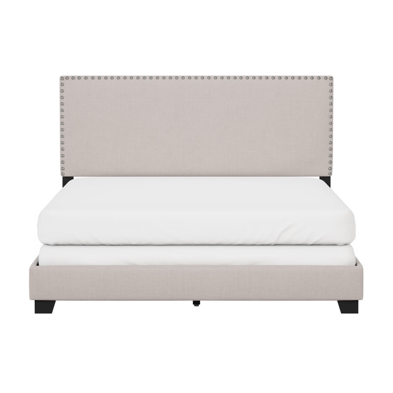 Takengon Upholstered Standard Bed, Queen, Fog