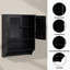 Armoire de salle de bain murale 23,6 "avec 2 portes-1091101189
