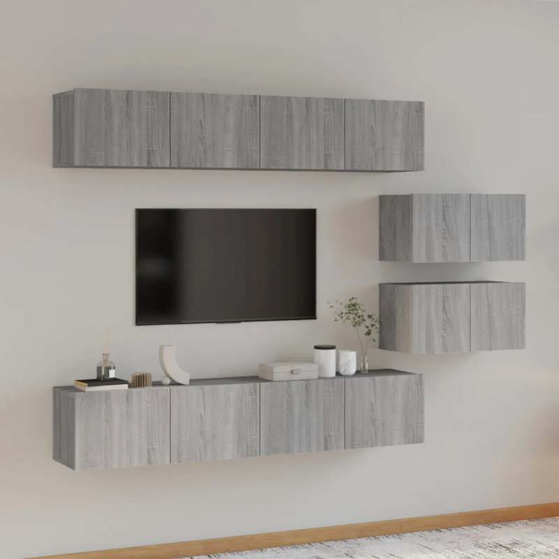 Bakonyi Unfinished Entertainment Centre for TVs up to 32", Grey