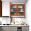 Armoire murale en bois avec portes en verre-709238825
