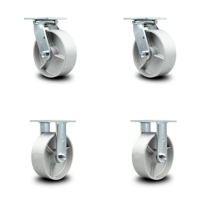 Service Caster Brand Replacement Set for Uline Casters H-2112