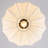 1-Light Fabric Pumpkin-Shaped Pendant Light