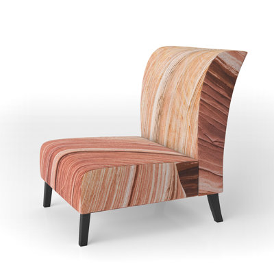 Wave Canyon - Modern Upholstered Slipper Chair