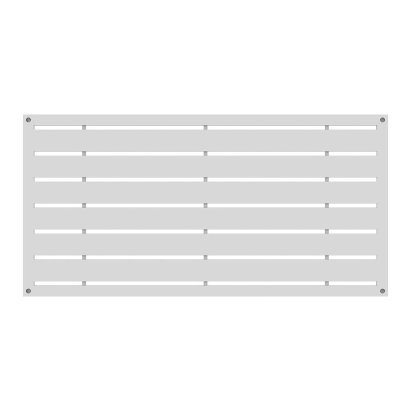 White Polymer 2x4 ft. Decorative Screen Panel