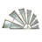 Farmhouse Galvanized Metal Half-Windmill Wall Sculpture with Faux Rust Accents, Distressed Gray and Silver — 30.5" L X 1" W X 15.25" H