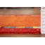 Orange Wool Gabbeh Indian Area Rug 5x8