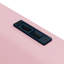 Pink Upholstered Twin Bed With Guardrail And Charging Station - Elegant Design, Functional Size Platform Full Length Wood Construction