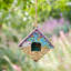Diamond Recycled Cotton Birdhouse