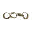 Sagebrook Home Calla  Interlocking Loop Statement Sculpture - 23.0" x 6.0" x 6.0"-44325308