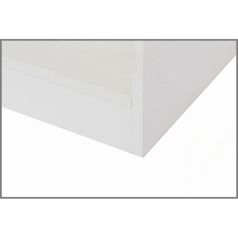 Armoire de rangement à 5 niveaux, Blanc