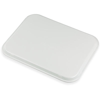 Plateau en fibre de verre Glasteel 20,25 po x 15 po - blanc os