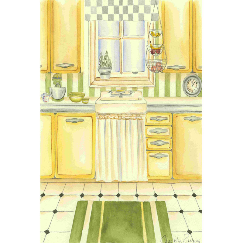Cuisine rétro I, H 30 po x l 20 po