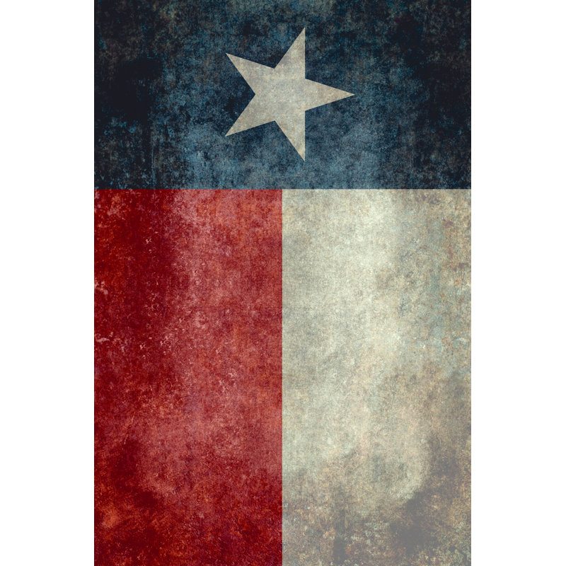 State Flag Of Texas, USA - Wrapped Canvas Print, 46cm H x 30cm W x 3.8cm D
