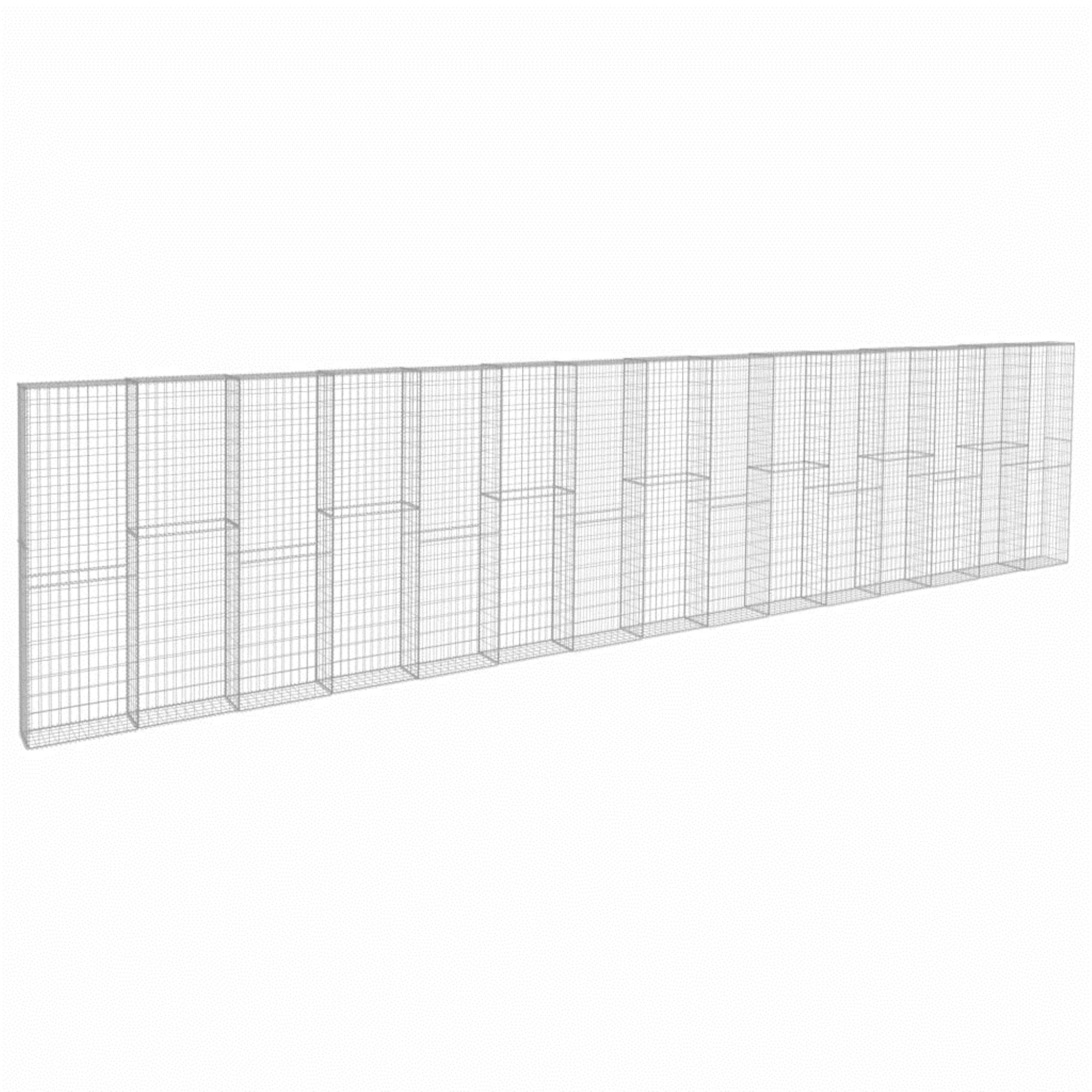 Arlmont & Co. Hayasdan 6.56 ft. H x 29.53 ft. W Metal Fence Panel | Wayfair