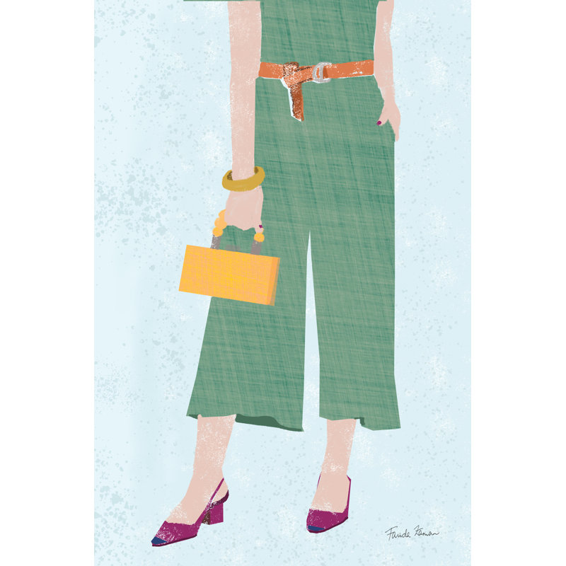 High Fashion II by Farida Zaman - Graphic Art Print, 30cm H x 20cm W, Wrapped Canvas